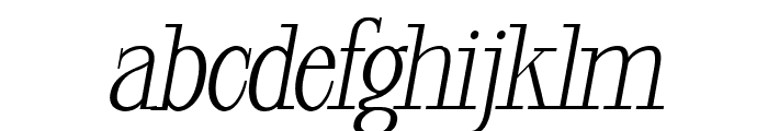 Glorious Copper Medium Italic Font LOWERCASE