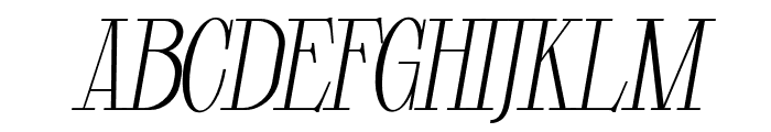 GloriousCopper-Italic Font UPPERCASE