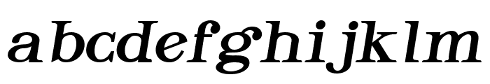 Glorisa Bold Italic Font LOWERCASE