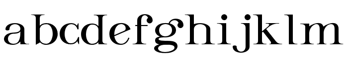 Glorisa-Light Font LOWERCASE