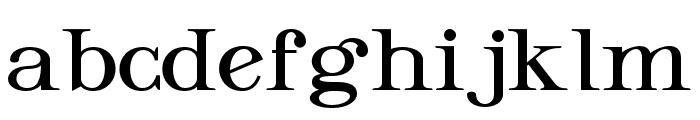Glorisa-Regular Font LOWERCASE