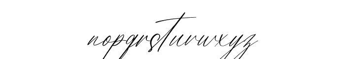 Gloritna Victory Italic Font LOWERCASE