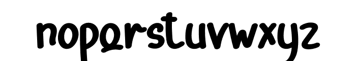 Glorius Christmas Font LOWERCASE