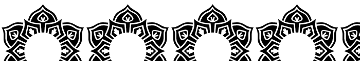 Glory Mandala Monogram Font OTHER CHARS