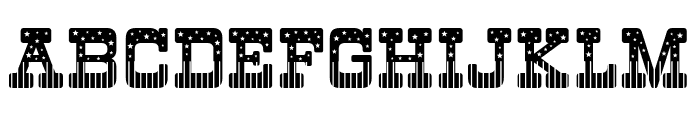 Glory of Justice Font UPPERCASE