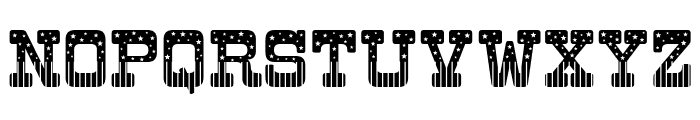 Glory of Justice Font UPPERCASE