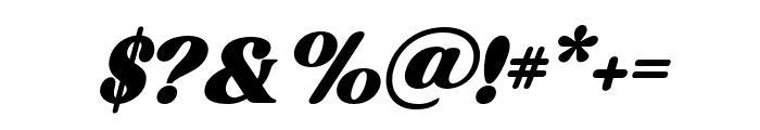 GlorySunshine-Italic Font OTHER CHARS