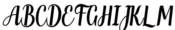 Glorynesia-Italic Font UPPERCASE