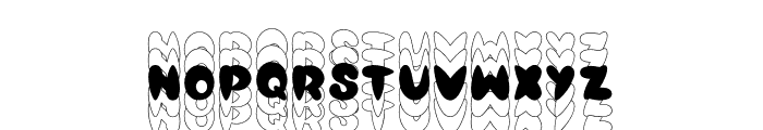 GlossTrend Font LOWERCASE