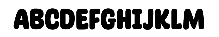 Glossy Sheen Regular Font UPPERCASE