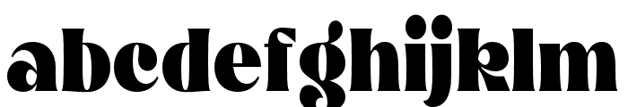 Glosta-Condensed Font LOWERCASE