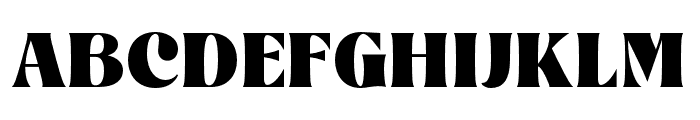 Glosta-Regular Font UPPERCASE