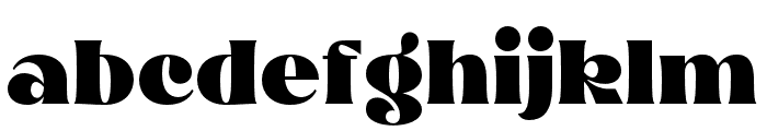 Glosta-Regular Font LOWERCASE