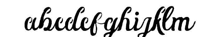 GlosterRustic Font LOWERCASE