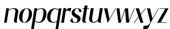 Glostera-Italic Font LOWERCASE