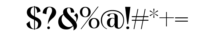 Glostera-Regular Font OTHER CHARS