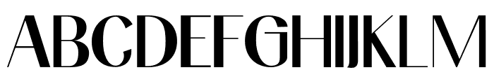 Glostera-Regular Font UPPERCASE
