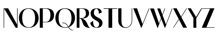 Glostera-Regular Font UPPERCASE