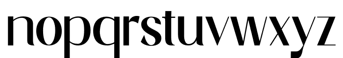 Glostera-Regular Font LOWERCASE