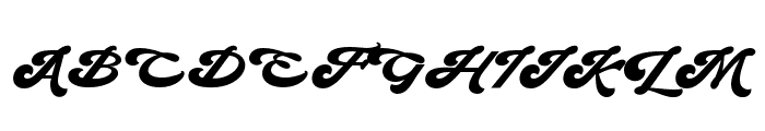Glotera-Regular Font UPPERCASE