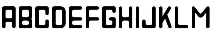 Gloumy Font UPPERCASE