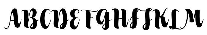 Glow-Regular Font UPPERCASE