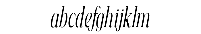 Glowins Italic Font LOWERCASE