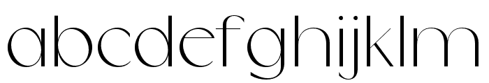 Glowstore-Regular Font LOWERCASE