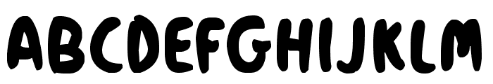 Glozing Font LOWERCASE