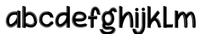 Gluez Five Font LOWERCASE