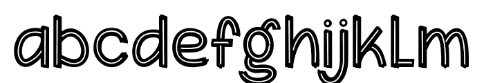 Gluez Four Font LOWERCASE