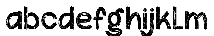 Gluez Six Font LOWERCASE