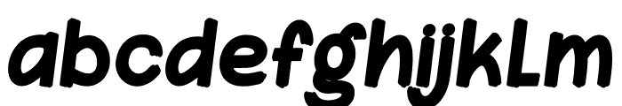 Gluez Three Font LOWERCASE