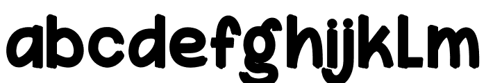 Gluez Two Font LOWERCASE