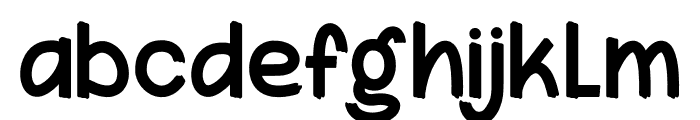 Gluez Font LOWERCASE