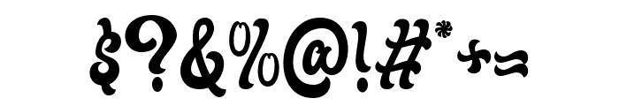 Glunicorn Regular Font OTHER CHARS