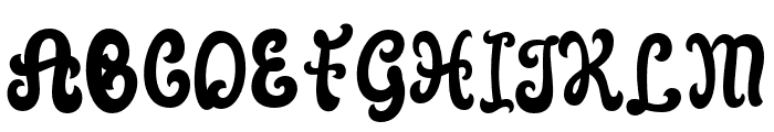 Glunicorn Regular Font UPPERCASE