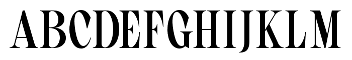 Glutern-Serif Font UPPERCASE