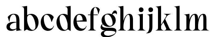 Glutern-Serif Font LOWERCASE