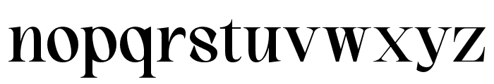 Glutern-Serif Font LOWERCASE