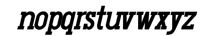 Gluttoner Slab ExtraBold Italic Font LOWERCASE