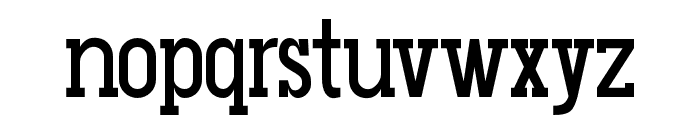 GluttonerSlab-Regular Font LOWERCASE
