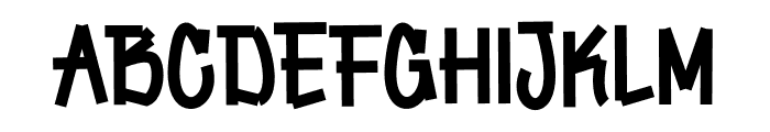 Gluwehan Font UPPERCASE