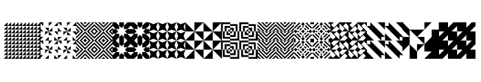 Gmetric Font LOWERCASE