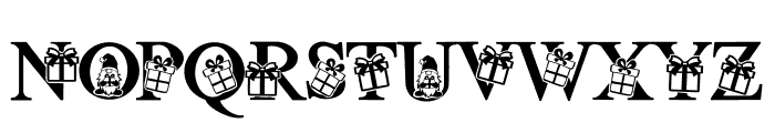 Gnome Birthday Font UPPERCASE