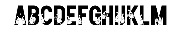 Gnome-Decorative Font UPPERCASE