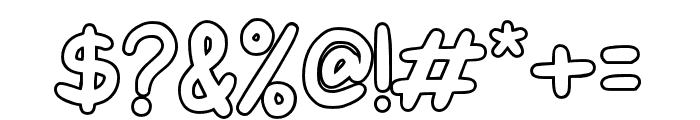 Go Sheep Outline Font OTHER CHARS