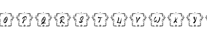 Goan Chinese Monogram Regular Font UPPERCASE