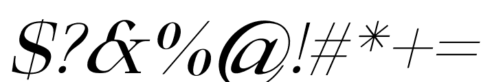 Goat & Qalvigo Italic Font OTHER CHARS