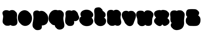 Gobble Ghosts Font LOWERCASE
